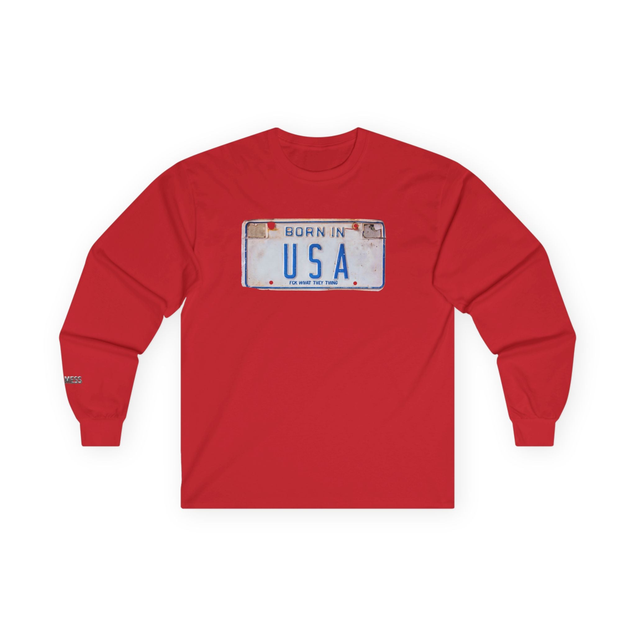 Born in USA Long Sleeve T-Shirt - Heat Mess