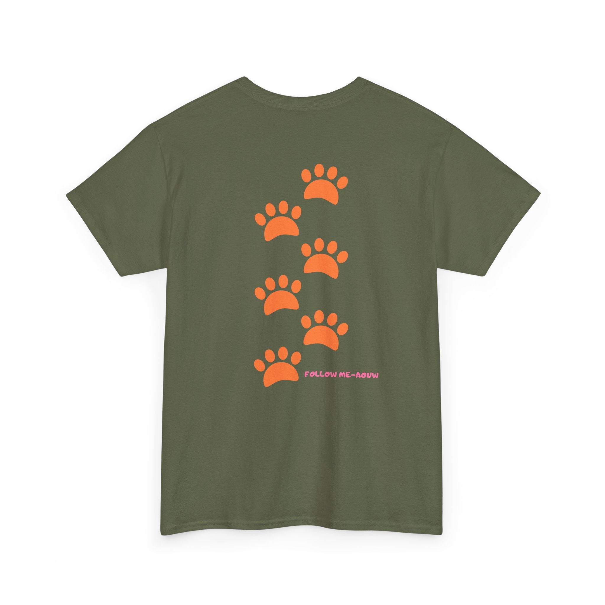 Cat Paw 'Following Me Always' T-Shirt - Heat Mess