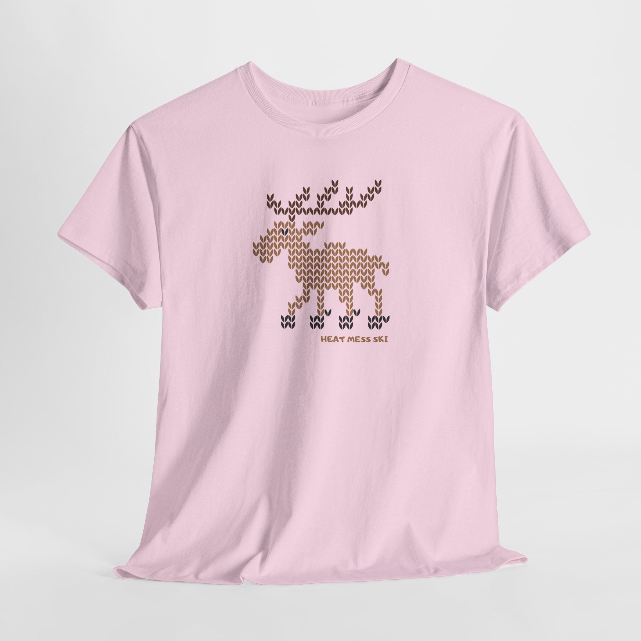 Reindeer Ski T-Shirt - Heat Mess