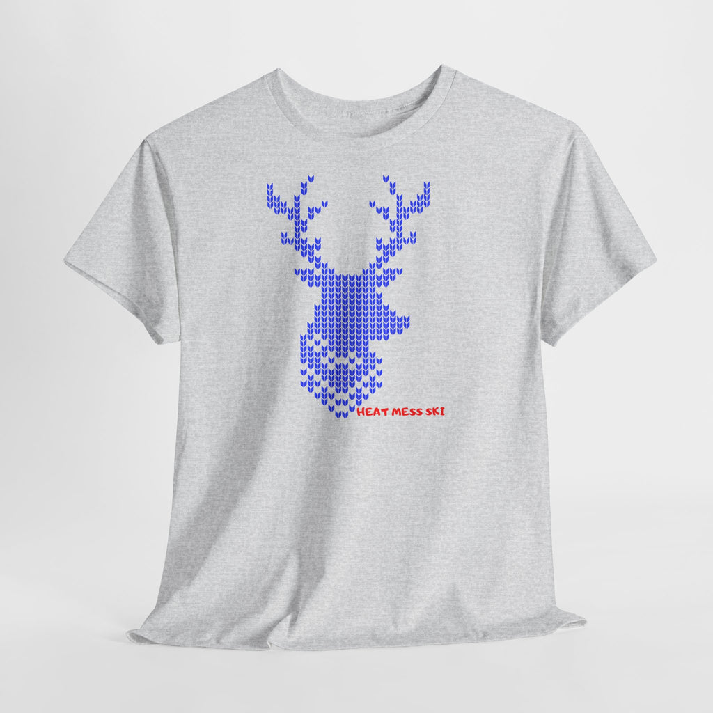 Reindeer Ski T-Shirt - Heat Mess