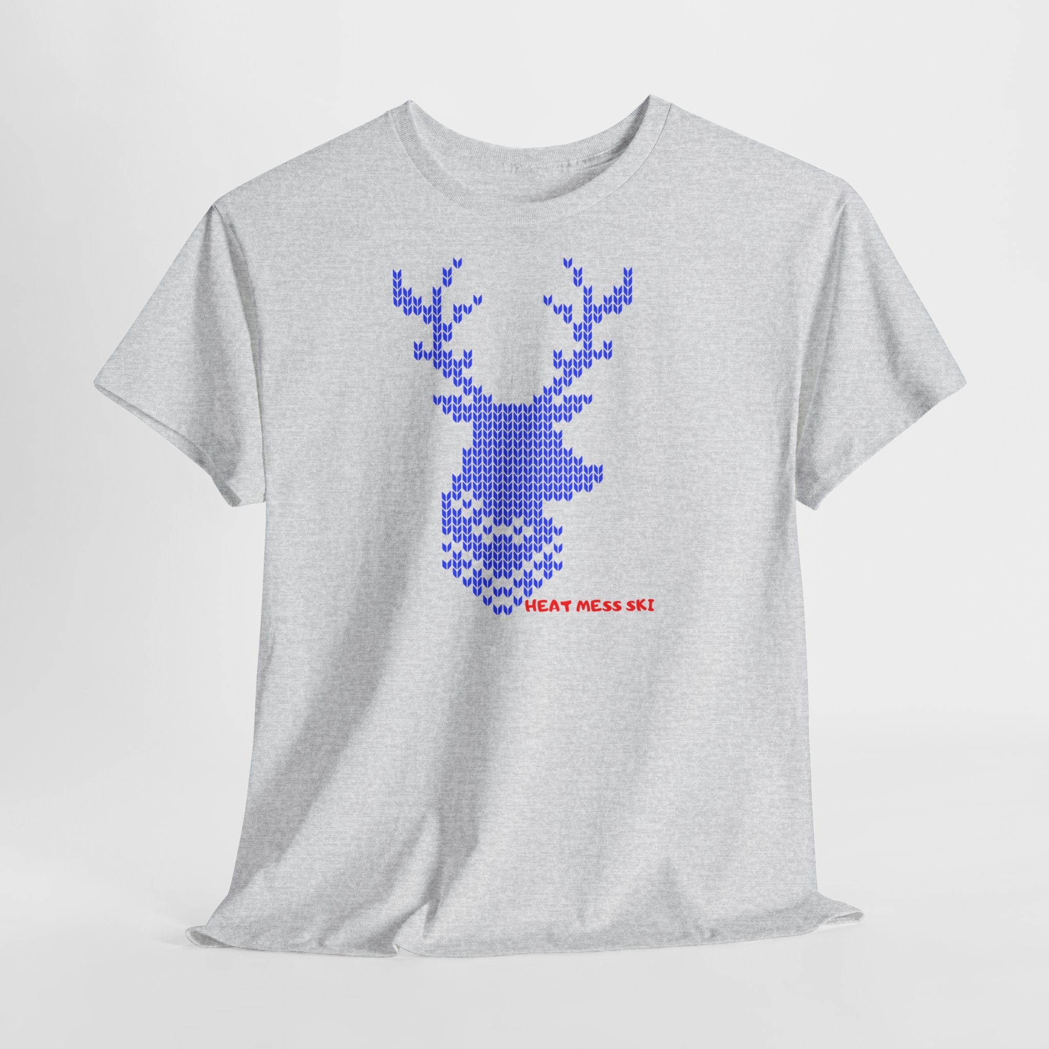 Reindeer Ski T-Shirt - Heat Mess