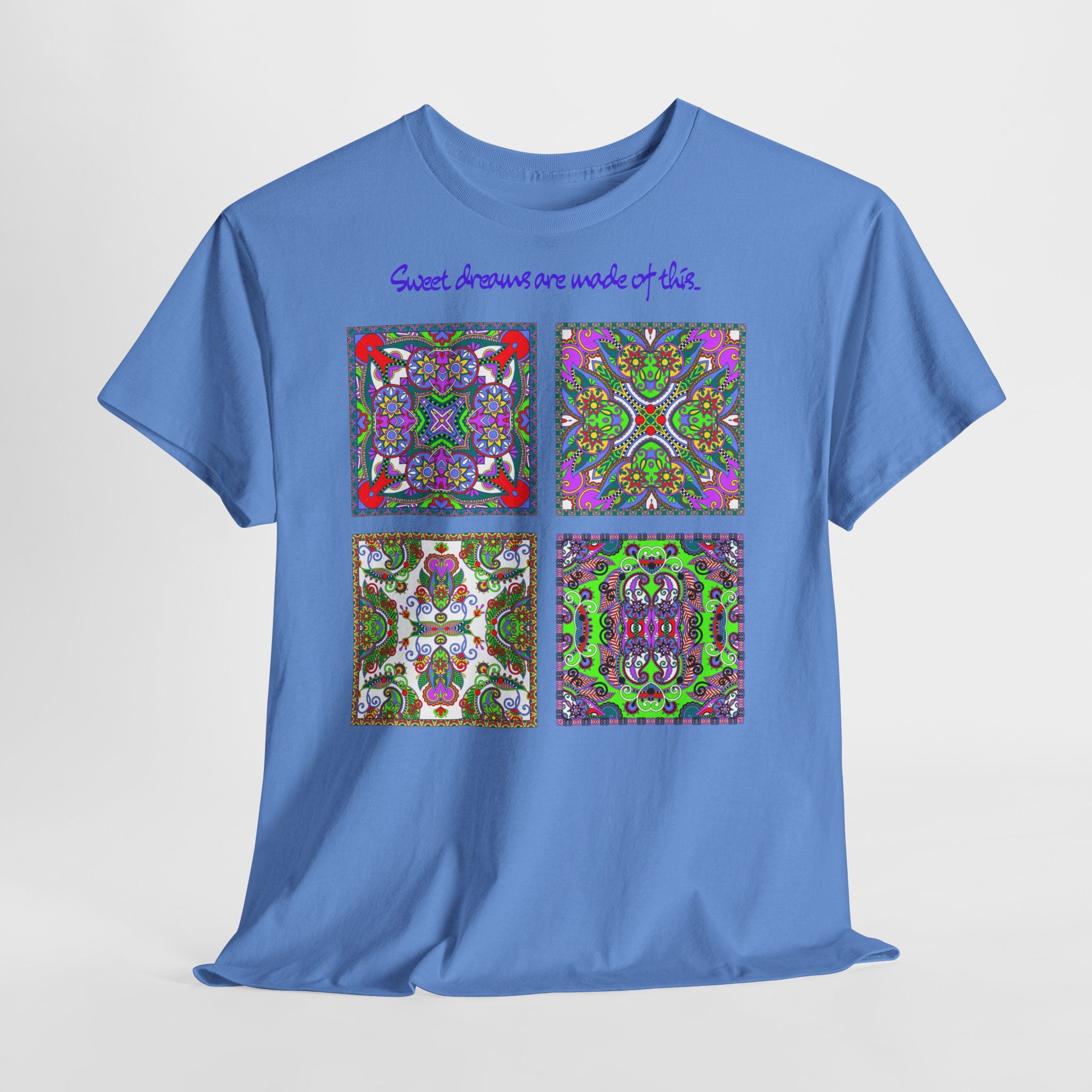 Patchwork "Sweet dreams are made of this" T-Shirt - Heat Mess