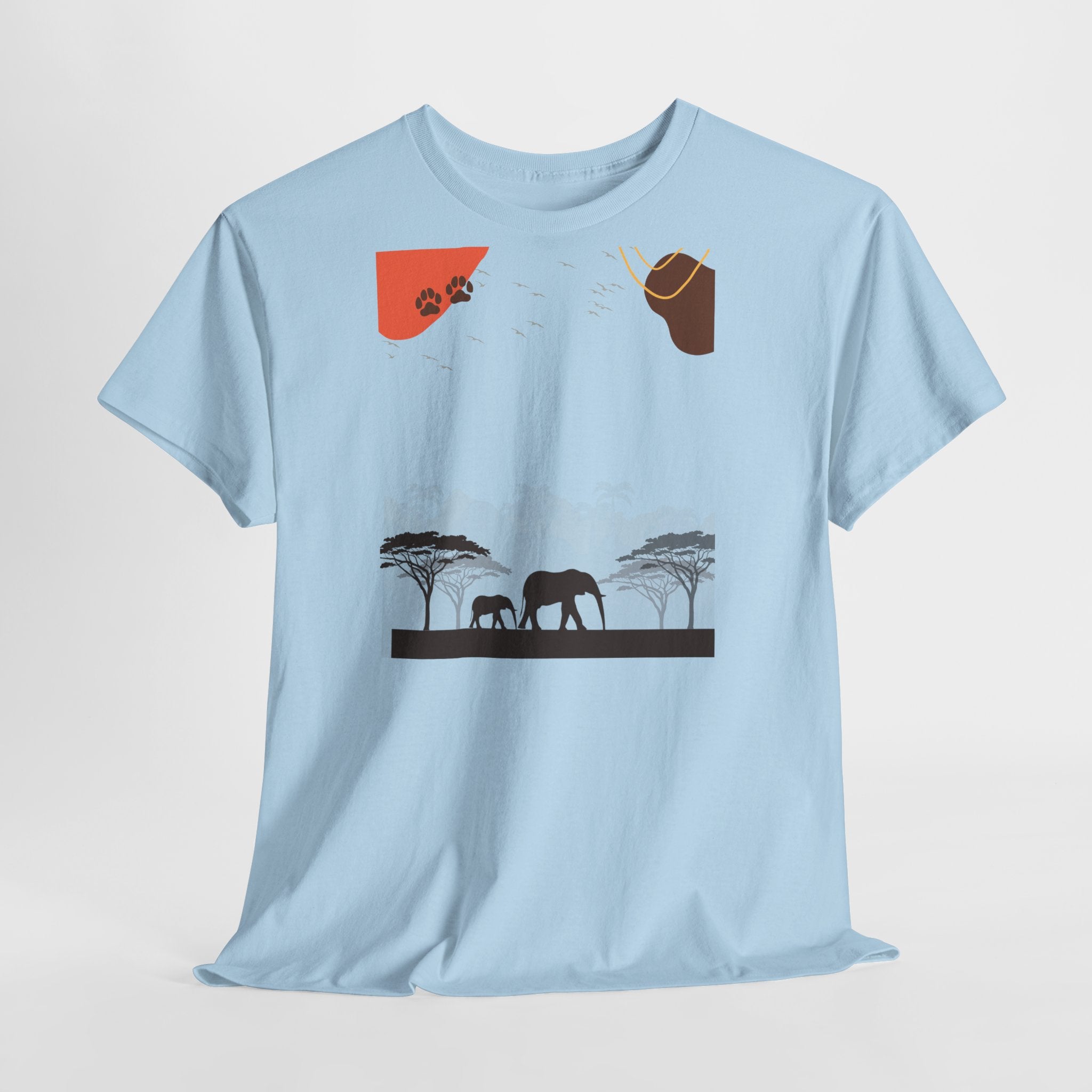 Elephant Safari T‑Shirt - Heat Mess