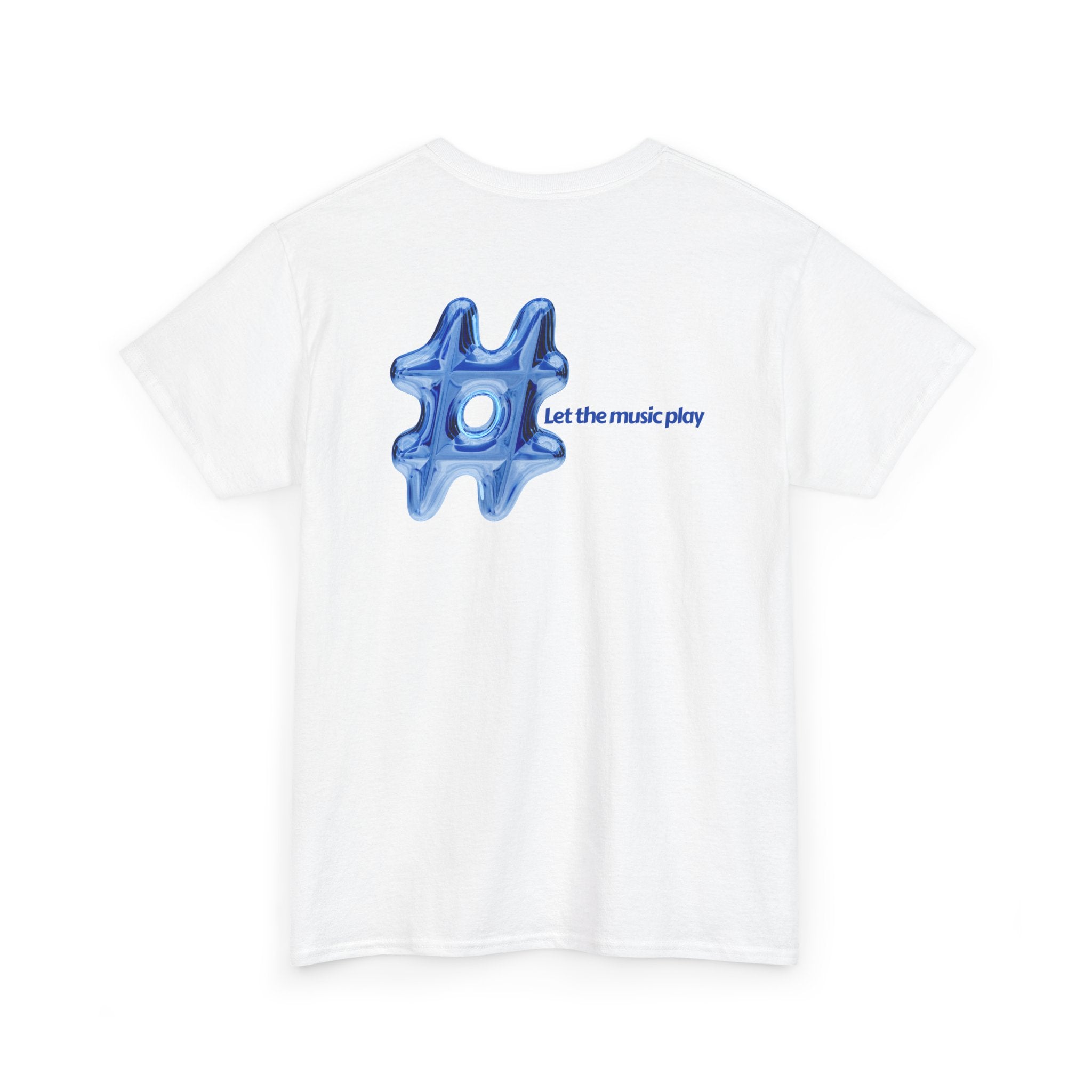 Hashtag Music "Let the music play" T-Shirt - Heat Mess