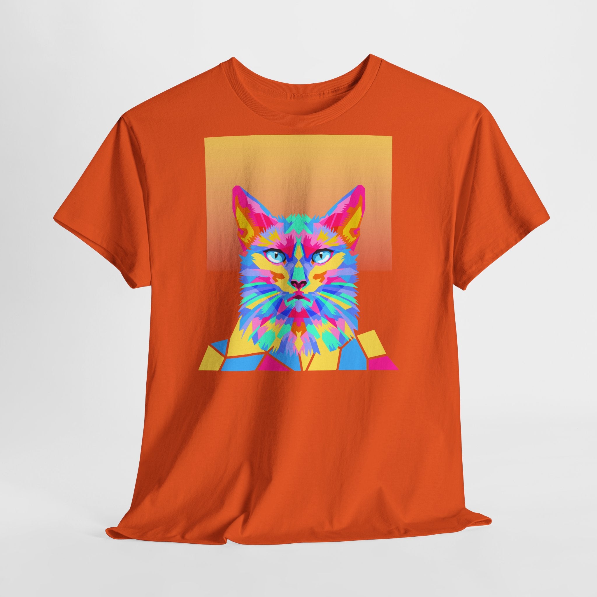 Pop Art Cat T-Shirt - Heat Mess
