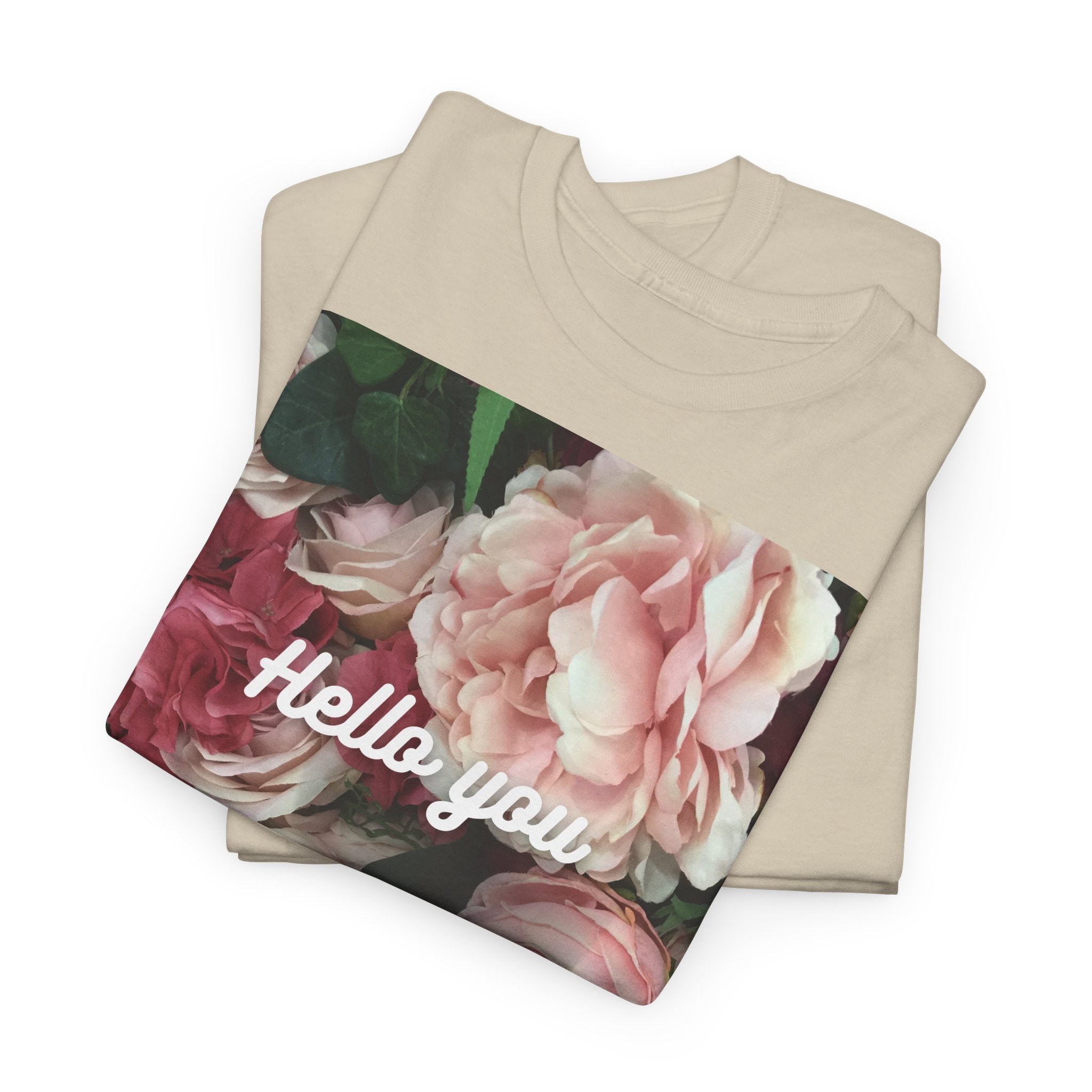 Floral "Hello You" T-Shirt
