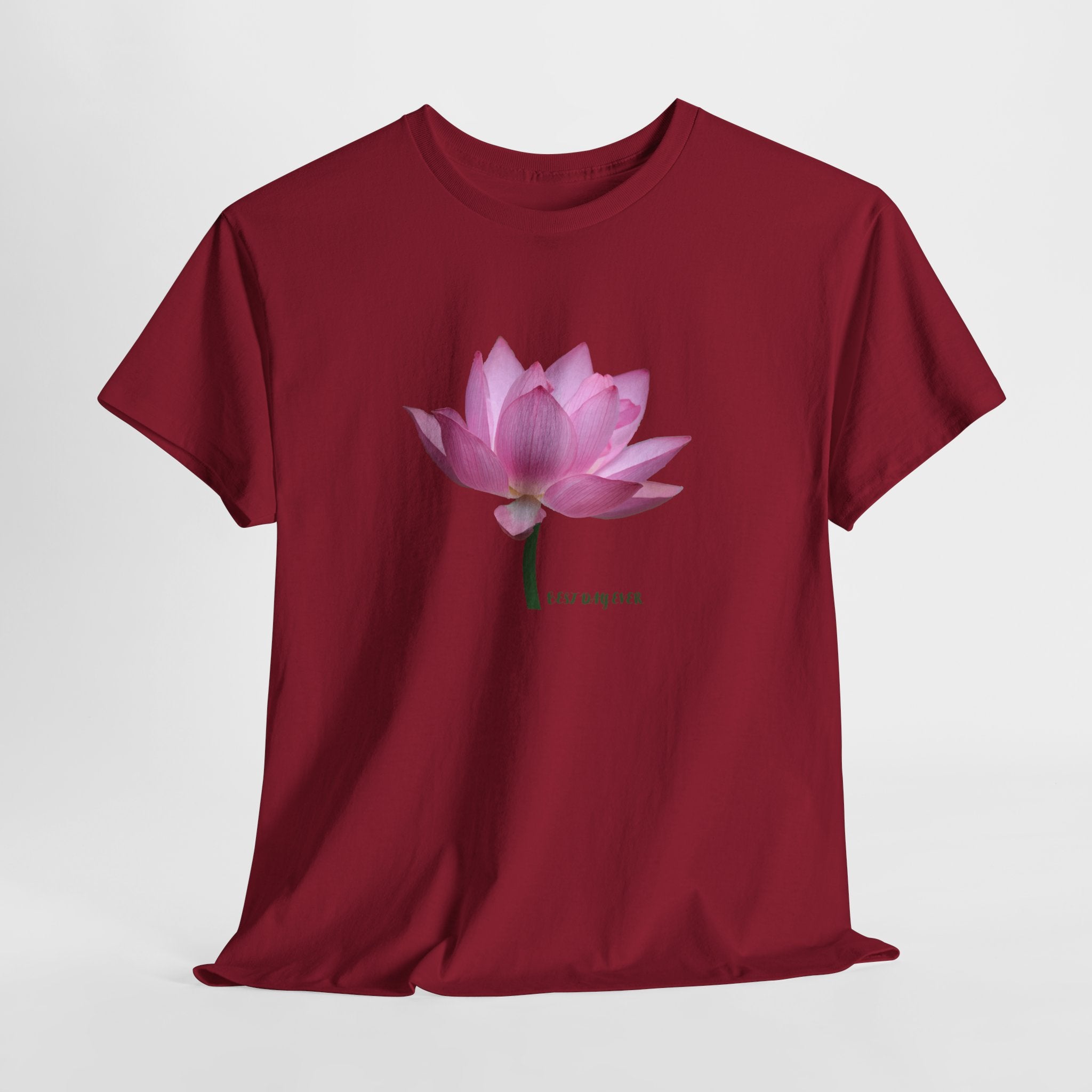 Pink Lotus Floral T-Shirt - Heat Mess
