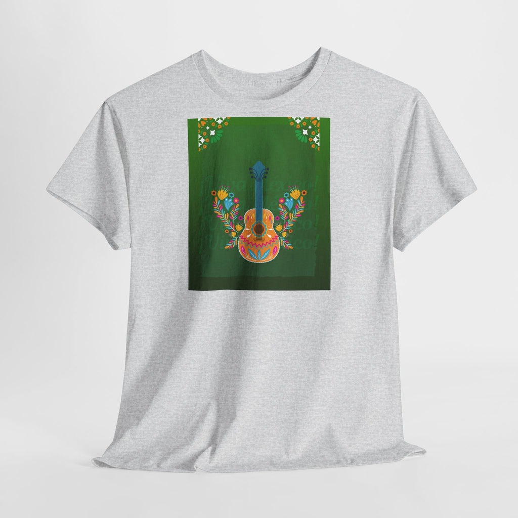 Floral Guitar T-Shirt - Heat Mess