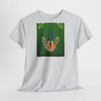 Floral Guitar T-Shirt - Heat Mess