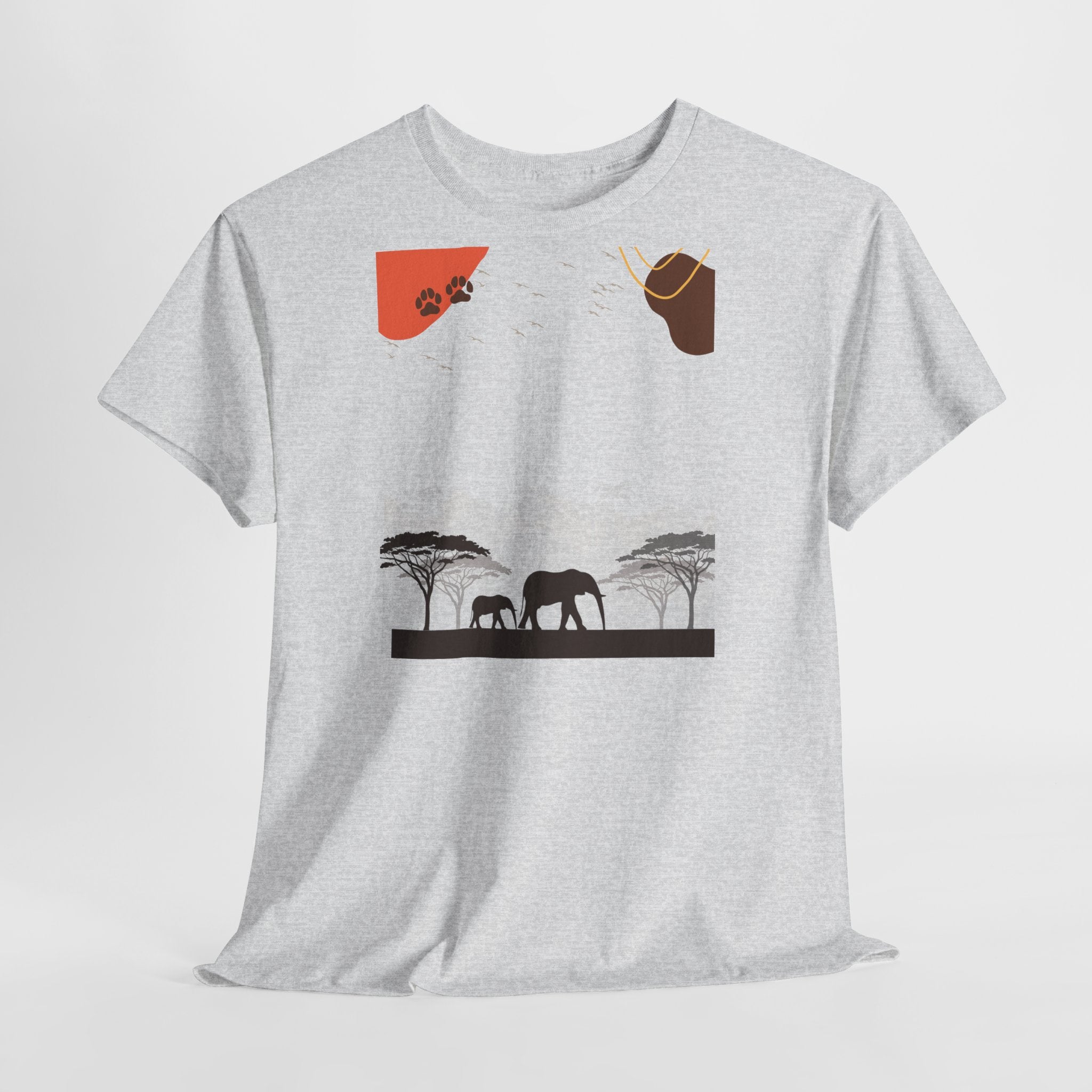 Elephant Safari T‑Shirt - Heat Mess