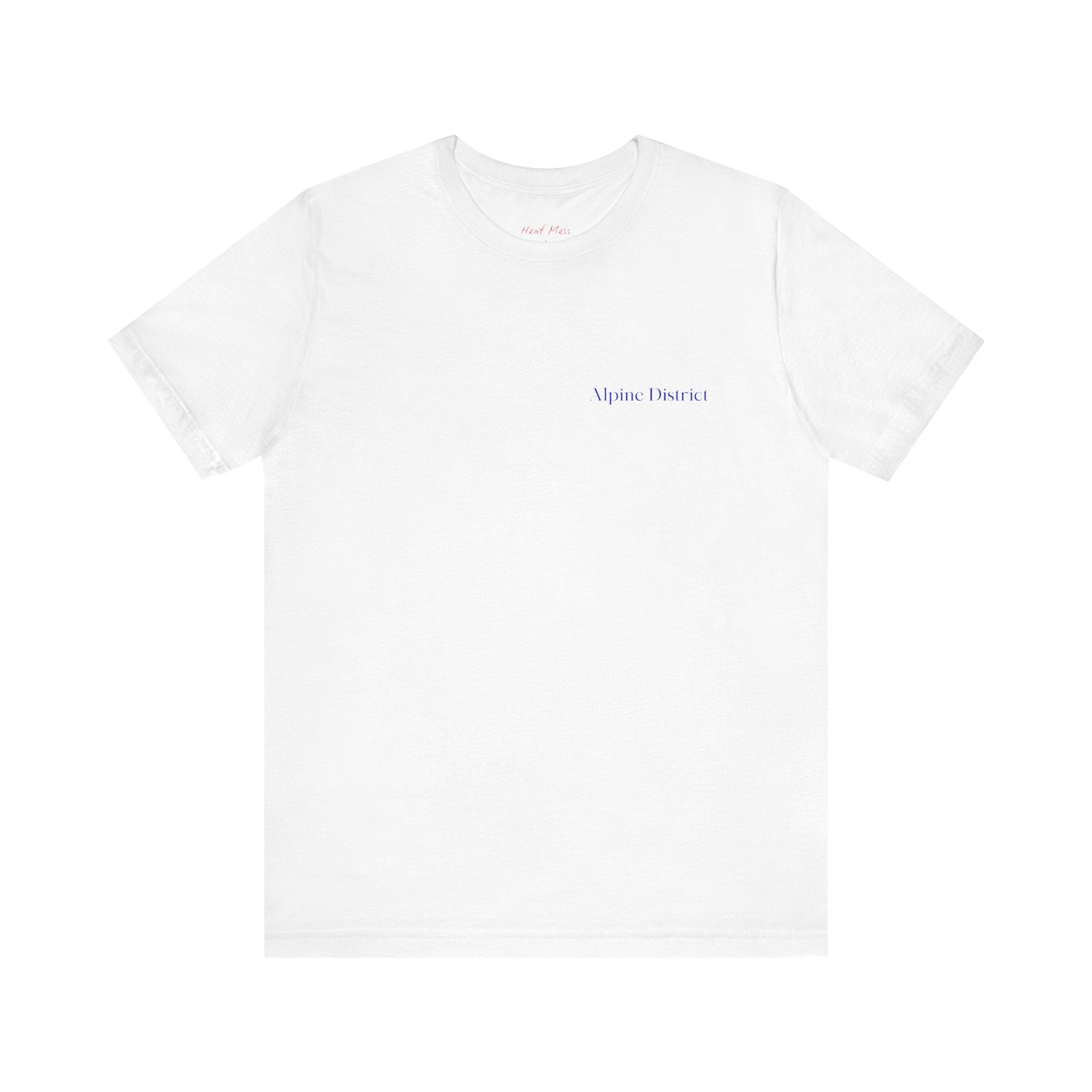 Courchevel Ski Tee — Crossed Skis Graphic T-Shirt