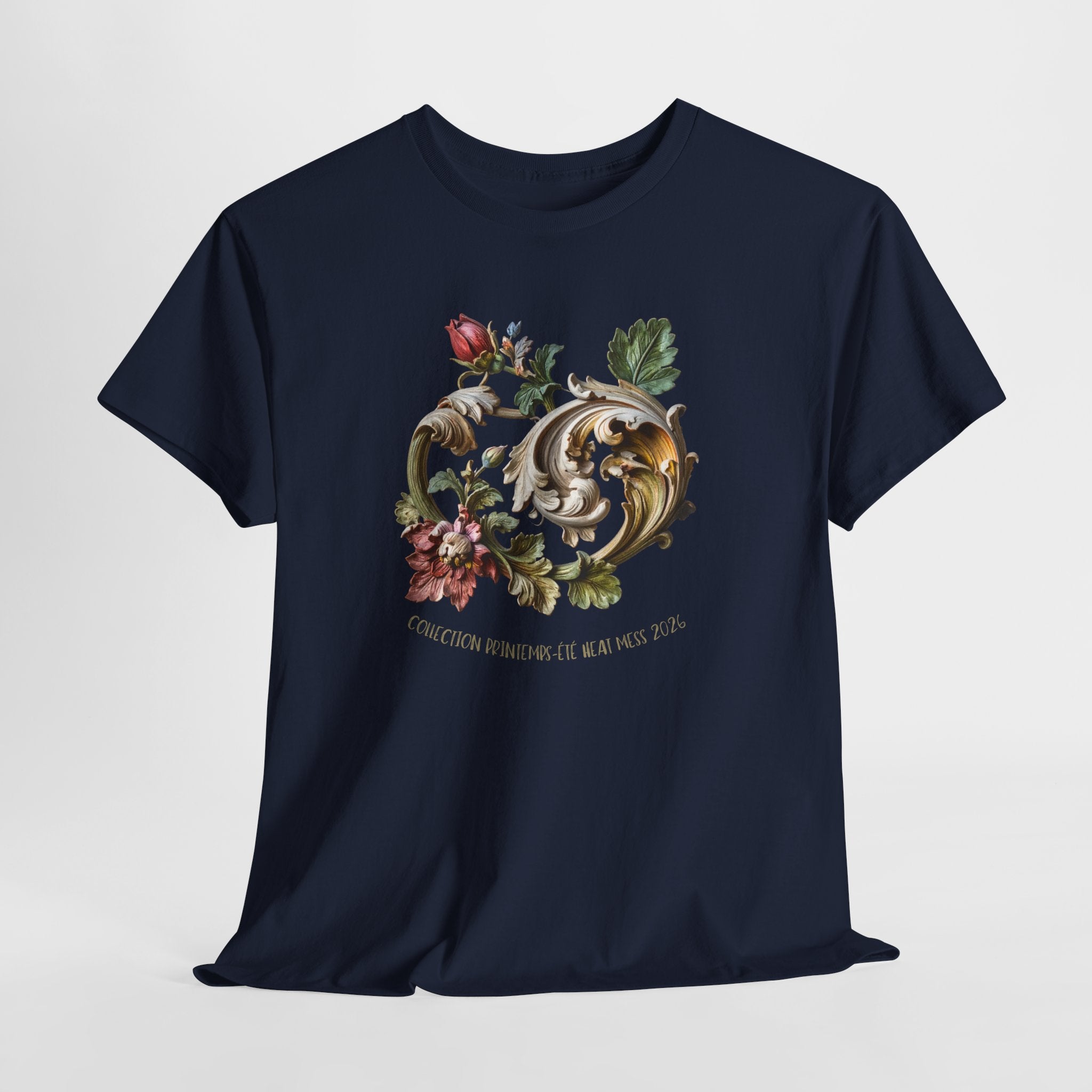 Floral Baroque T-Shirt - Heat Mess