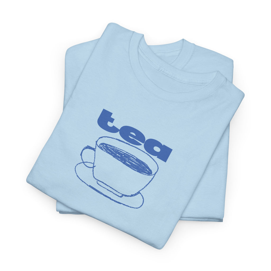 Blue Tea Cup T-Shirt - Heat Mess