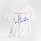 Mountain Ski Lift Tee — “Sur La Montagne” - Heat Mess