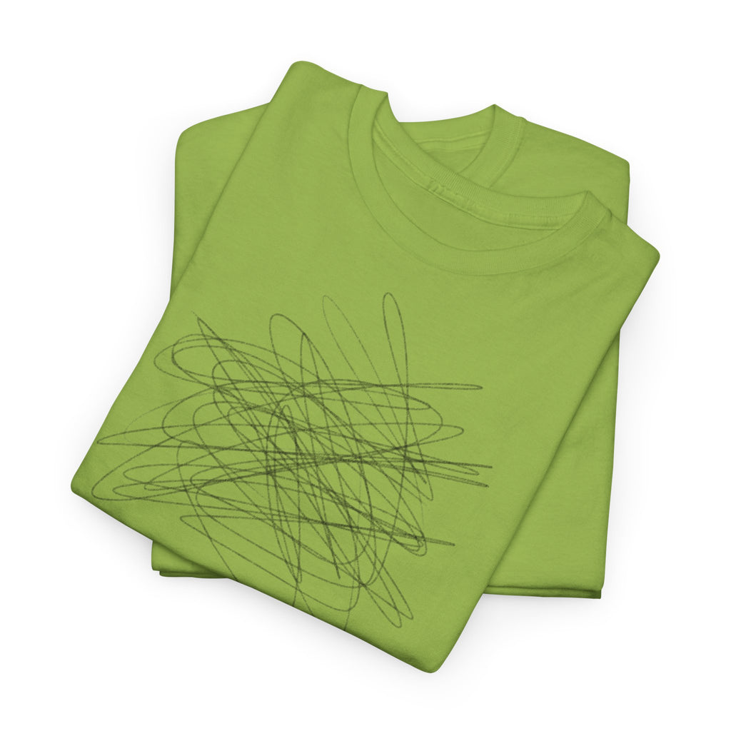 Abstract Scribble T‑Shirt - Heat Mess