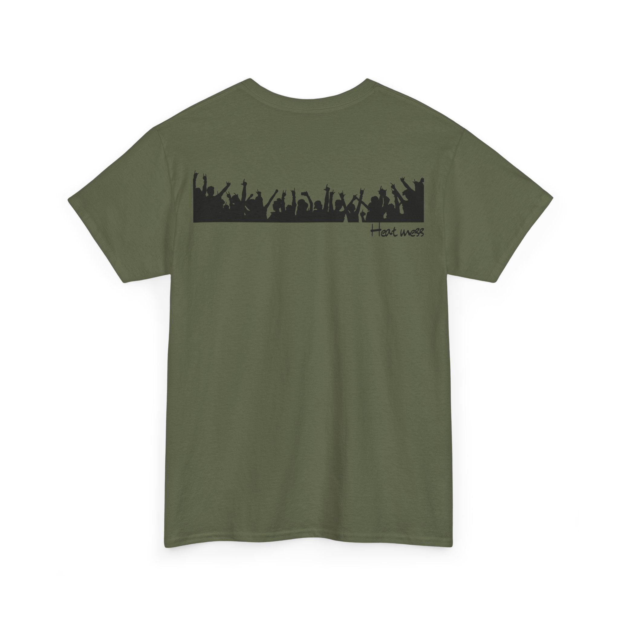 Concert Crowd Silhouette T‑Shirt - Heat Mess