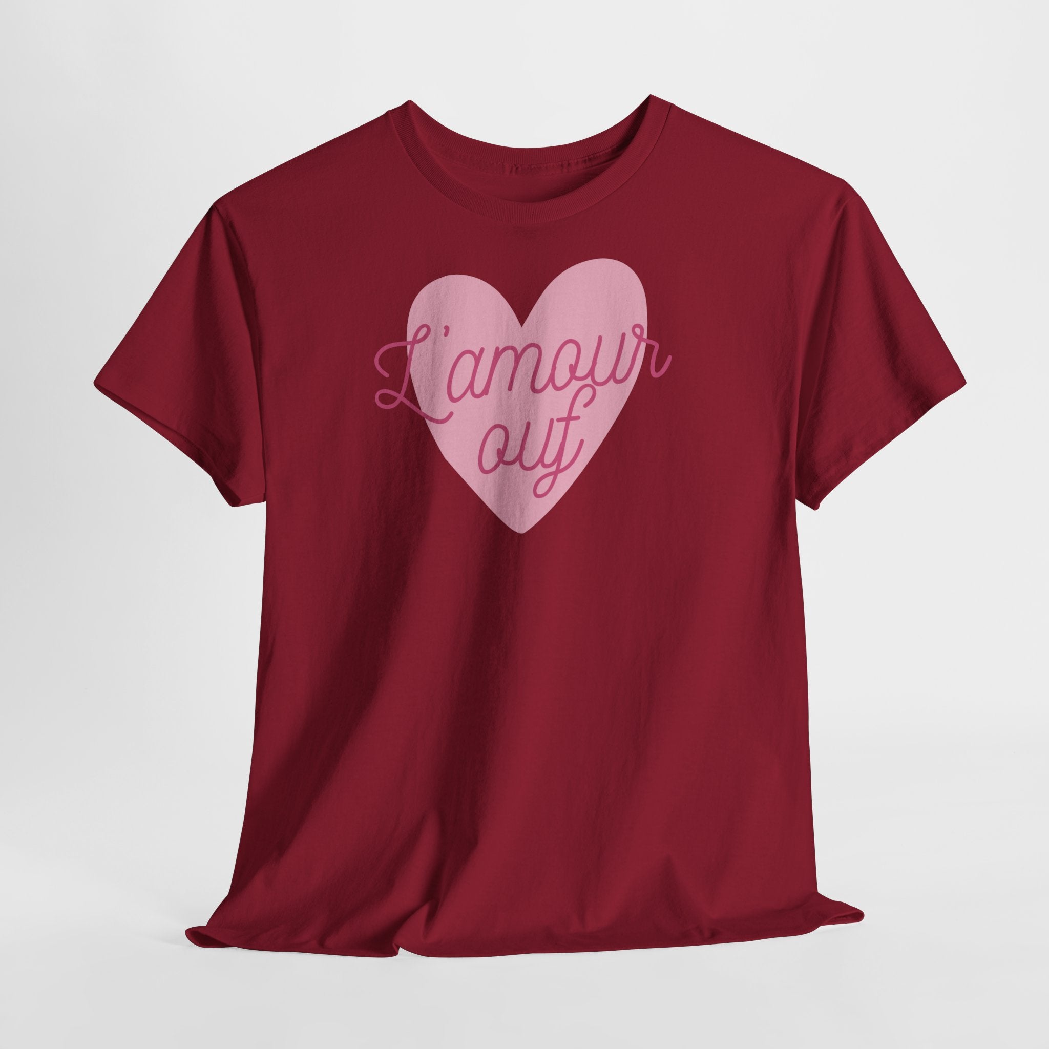 L'amour Ouf Heart T‑Shirt - Heat Mess