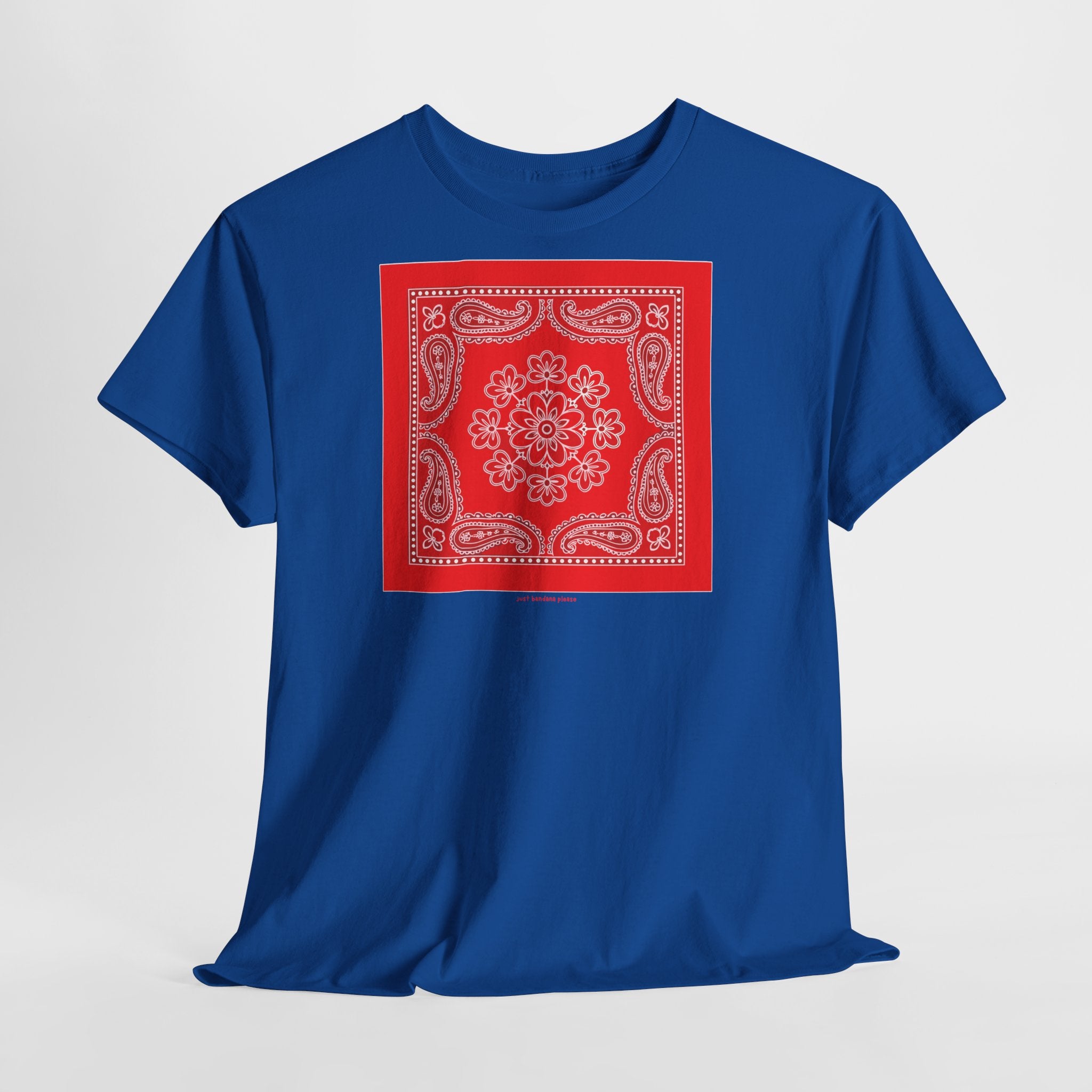Red Bandana Square T-Shirt - Heat Mess
