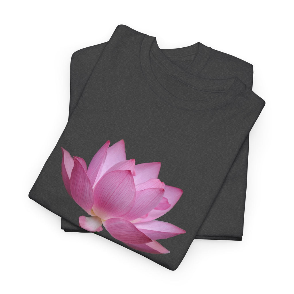Pink Lotus Floral T-Shirt - Heat Mess