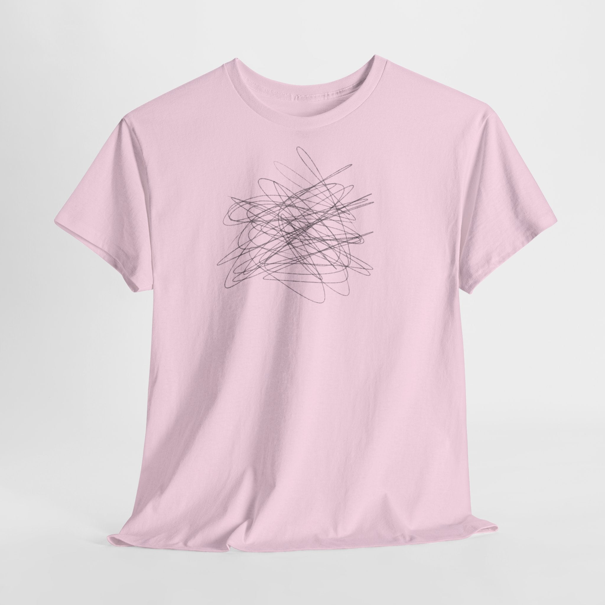 Abstract Scribble T‑Shirt - Heat Mess