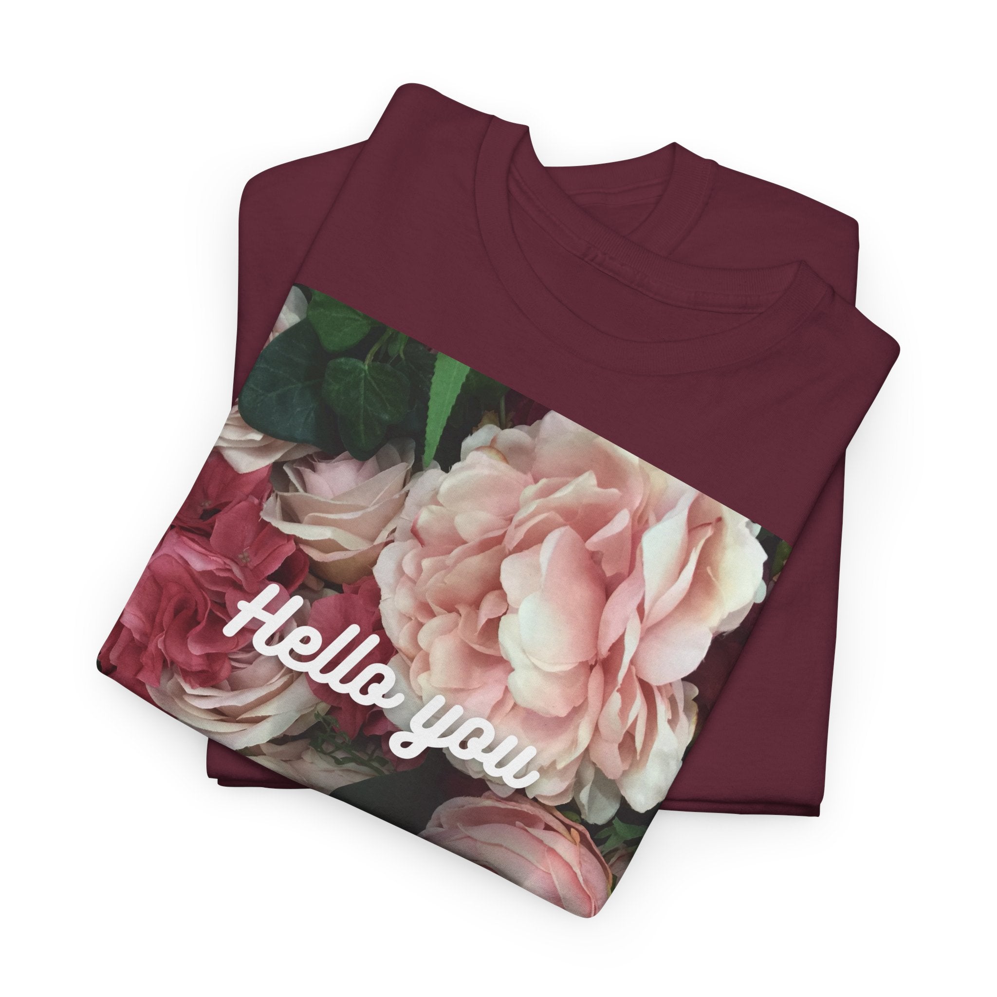 Floral "Hello You" T-Shirt