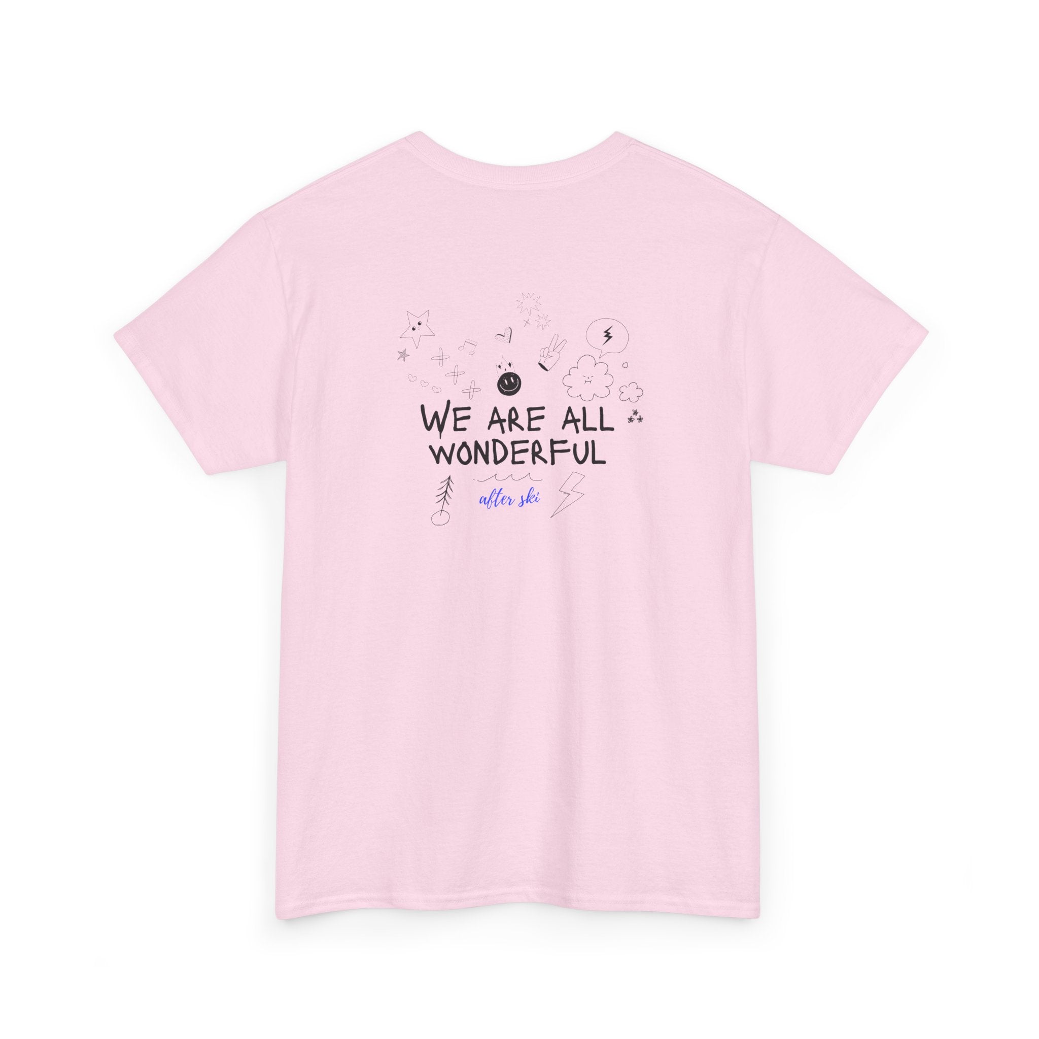 "We Are All Wonderful" Positive Message T-Shirt - Heat Mess