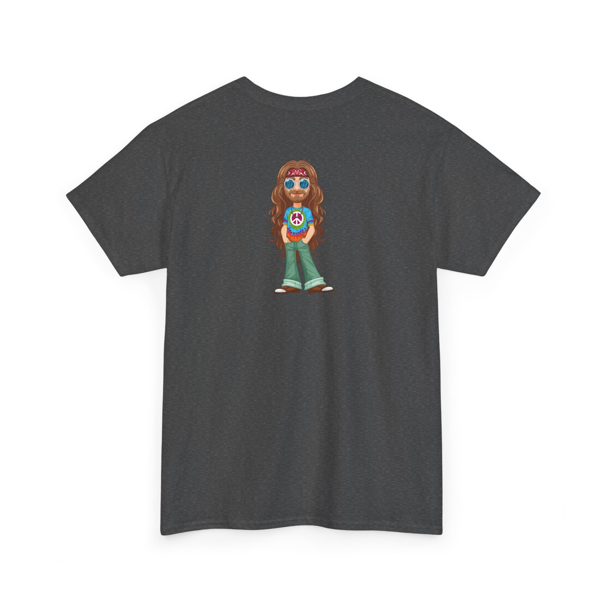 Tie-Dye Hippie Character T-Shirt - Heat Mess
