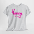 Happy Script T‑Shirt - Heat Mess