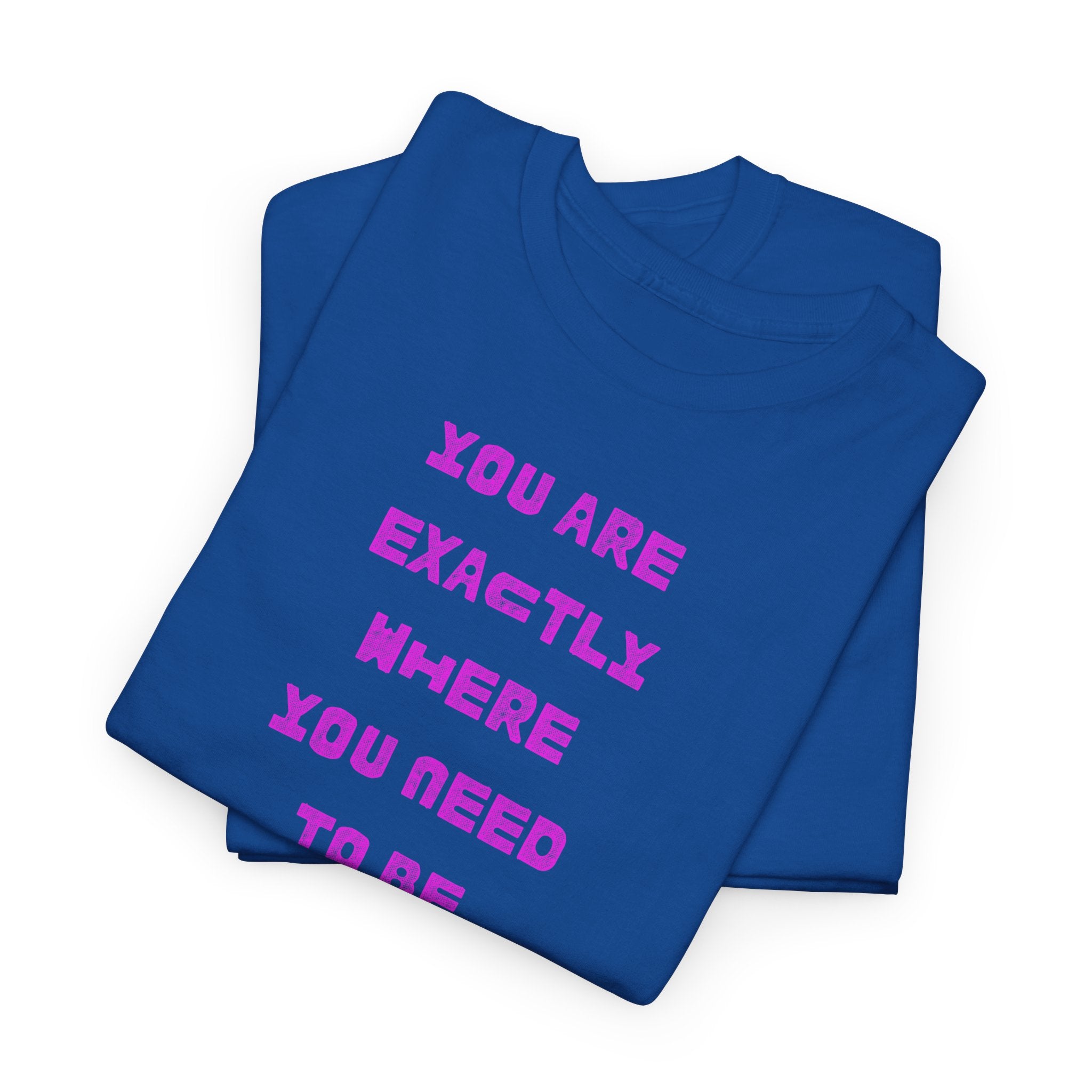 "You Are Exactly Where You Need to Be" T-Shirt