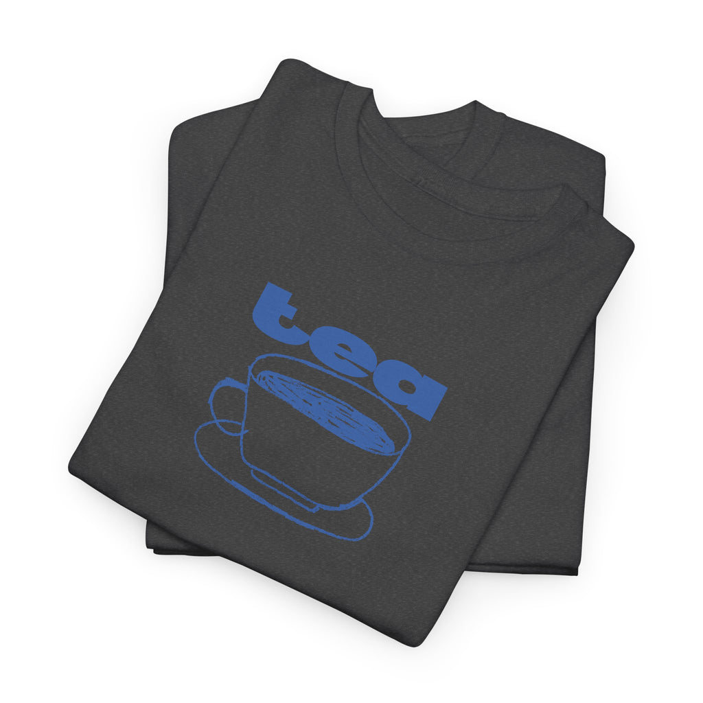 Blue Tea Cup T-Shirt - Heat Mess