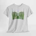 Green Lace Bralette T-Shirt - Heat Mess