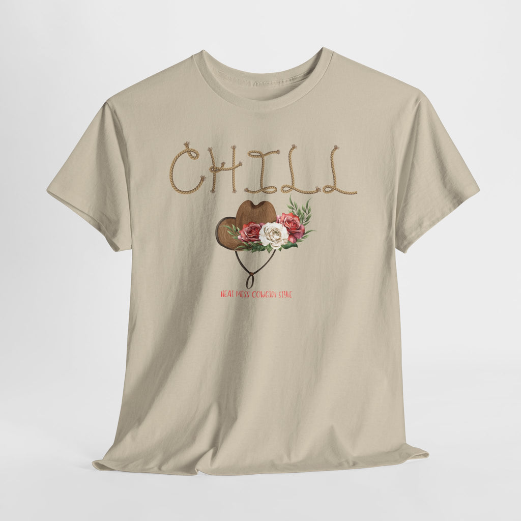 CHILL Floral Western T-Shirt - Heat Mess