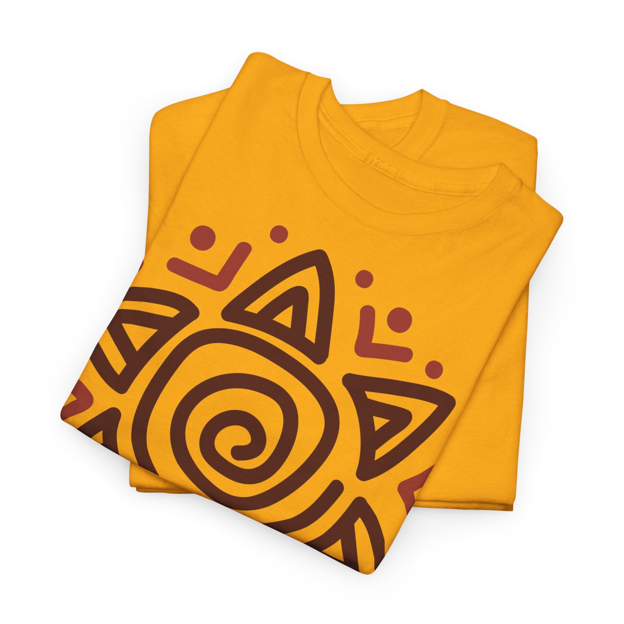 Sun Spiral Boho Tribal Sun T-Shirt - Heat Mess