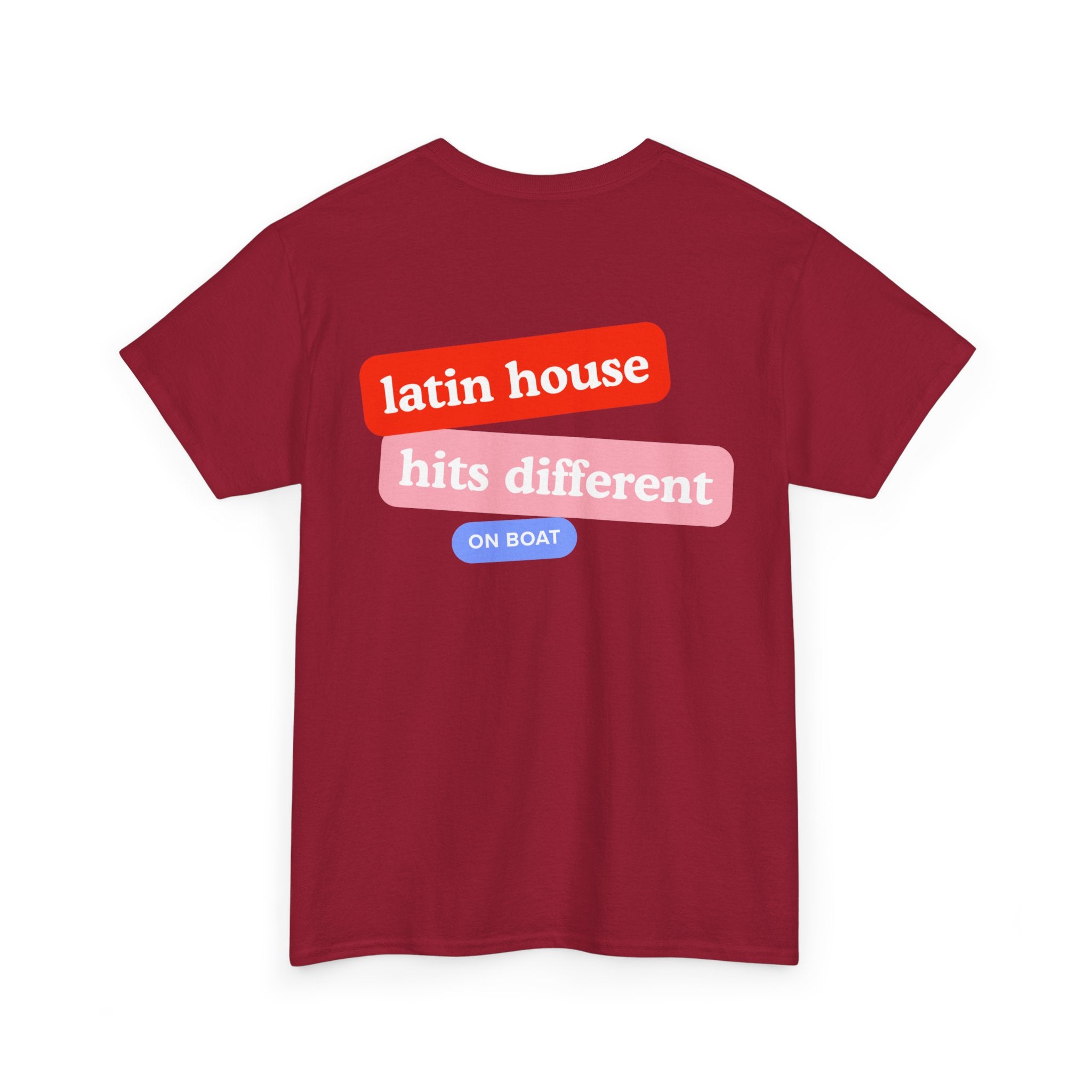 Latin House On Boat T-Shirt - Heat Mess