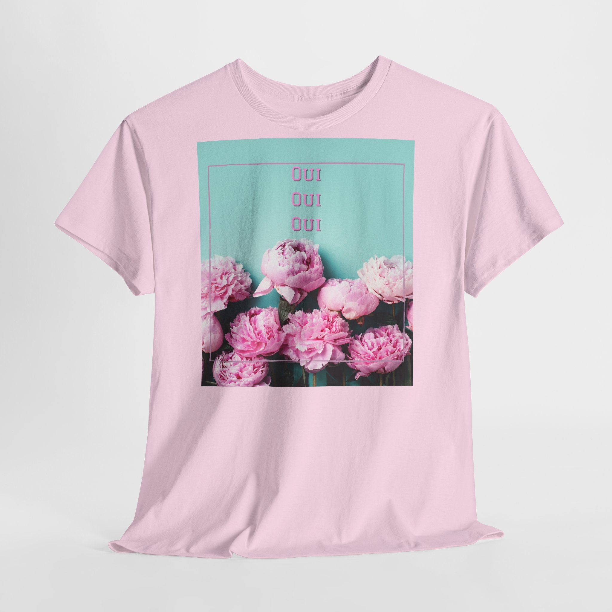 Floral 'Oui Oui' T-Shirt