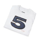 Number 5 Denim Chacha T-Shirt - Heat Mess