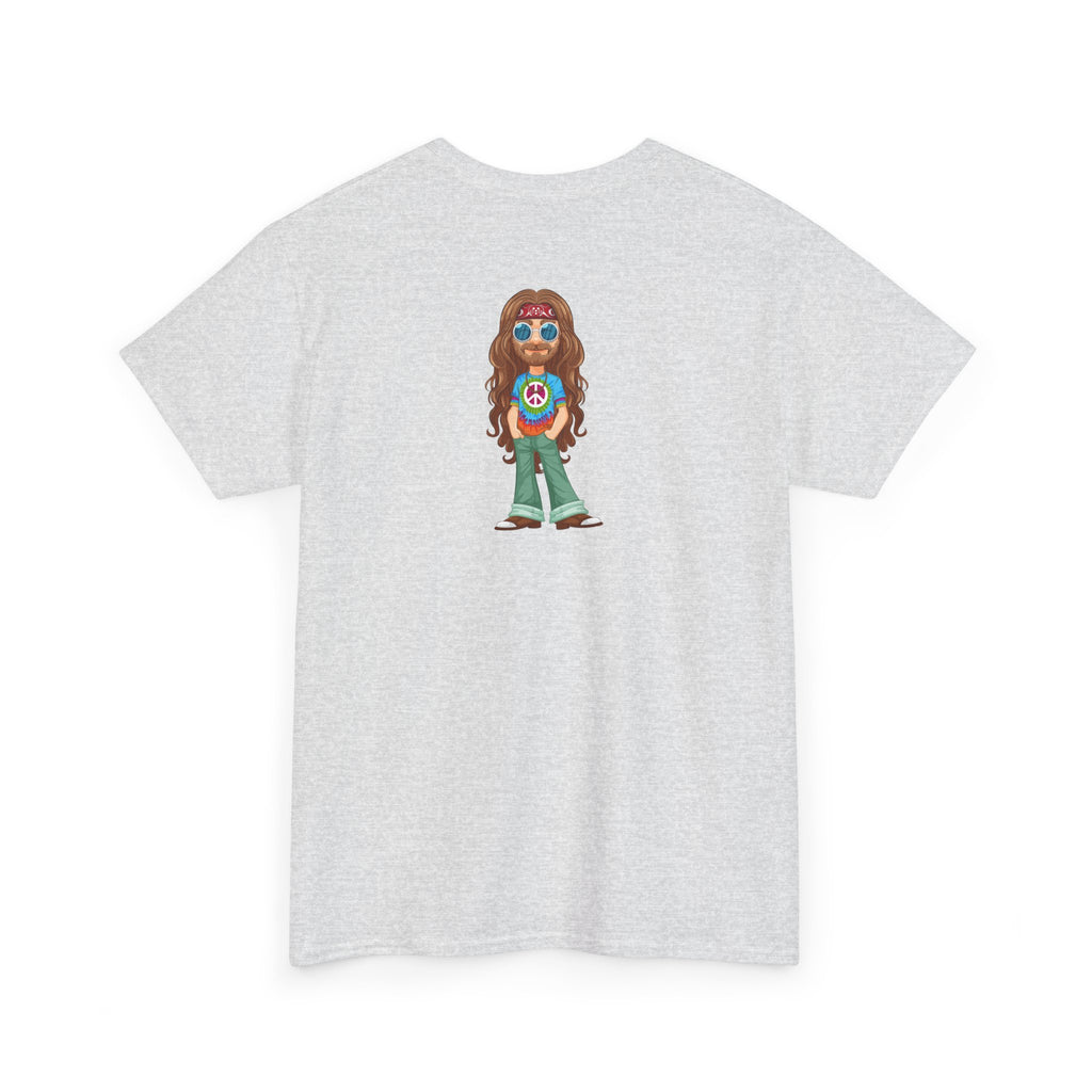Tie-Dye Hippie Character T-Shirt - Heat Mess