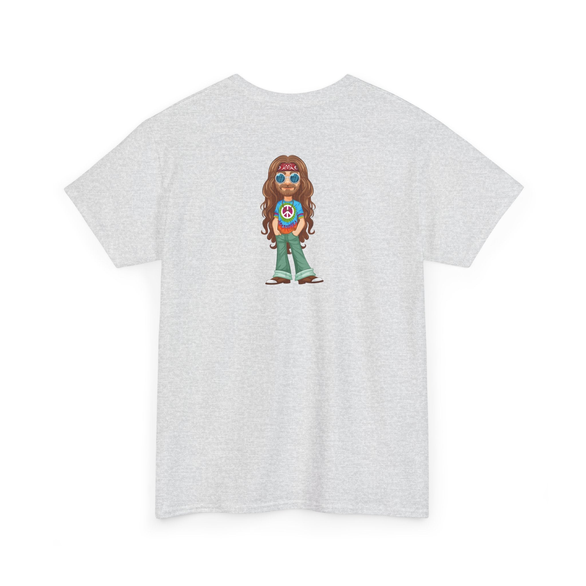 Tie-Dye Hippie Character T-Shirt - Heat Mess