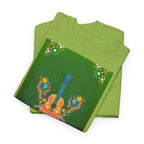 Floral Guitar T-Shirt - Heat Mess