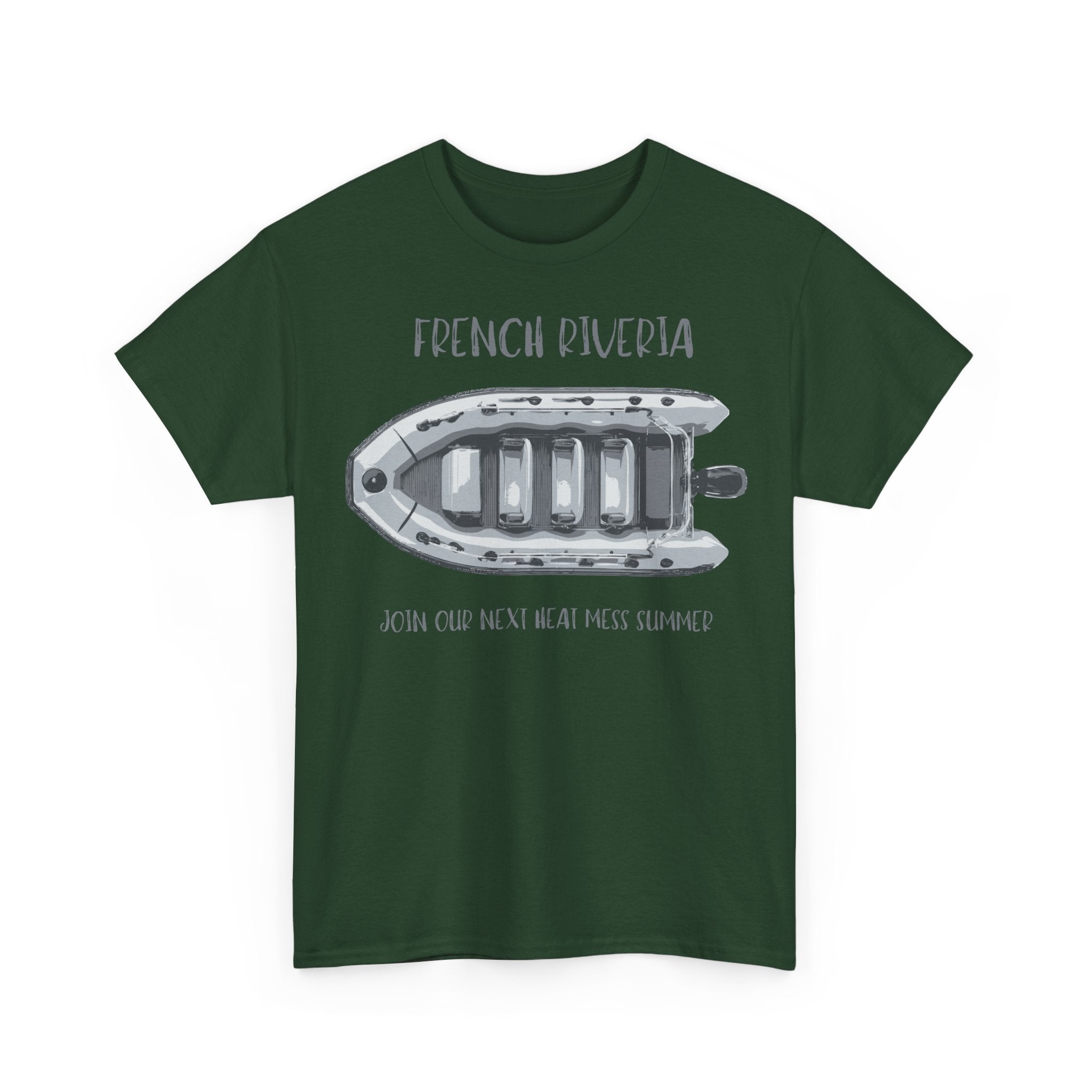 French Riviera Boat T-Shirt - Heat Mess