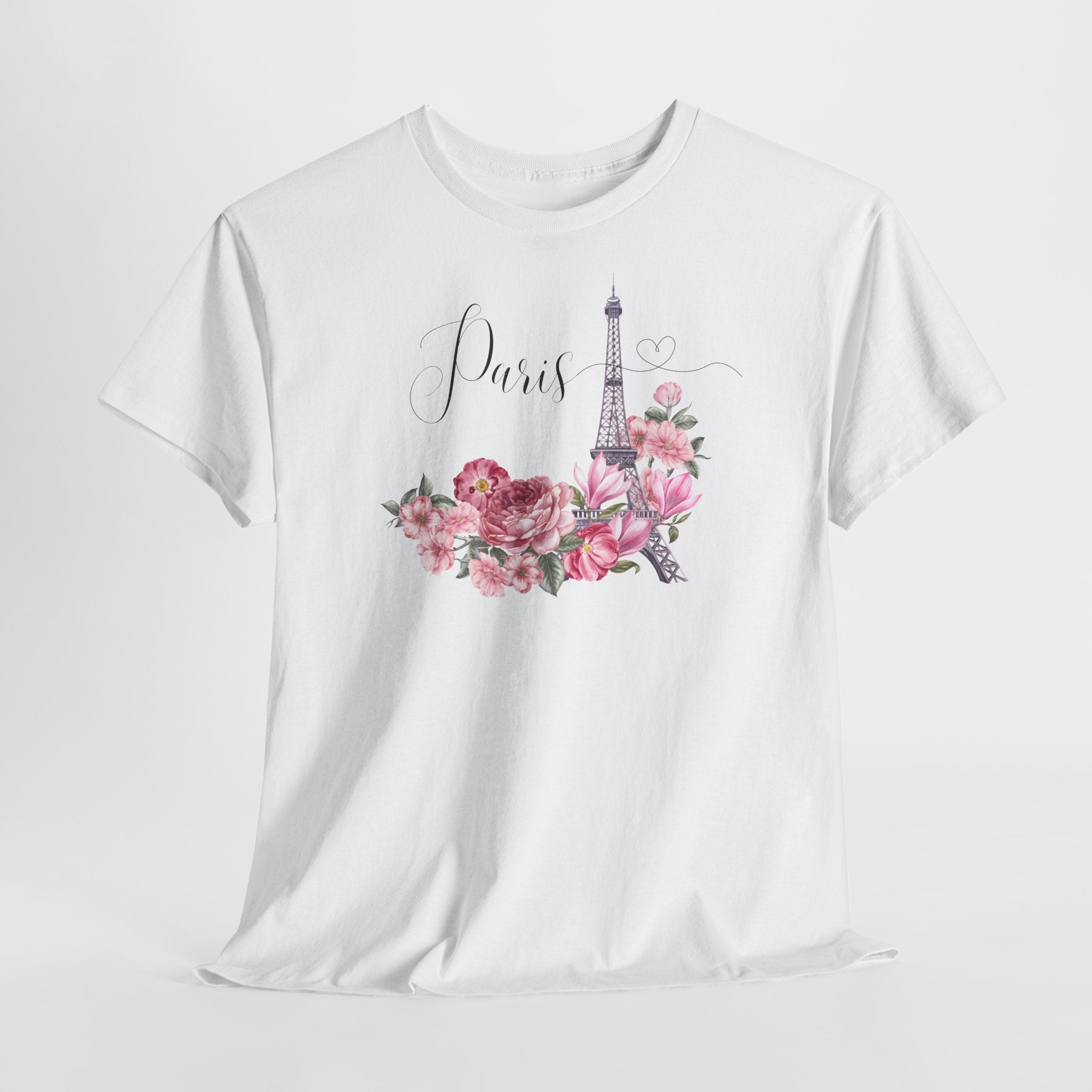 Paris Floral T‑Shirt - Heat Mess