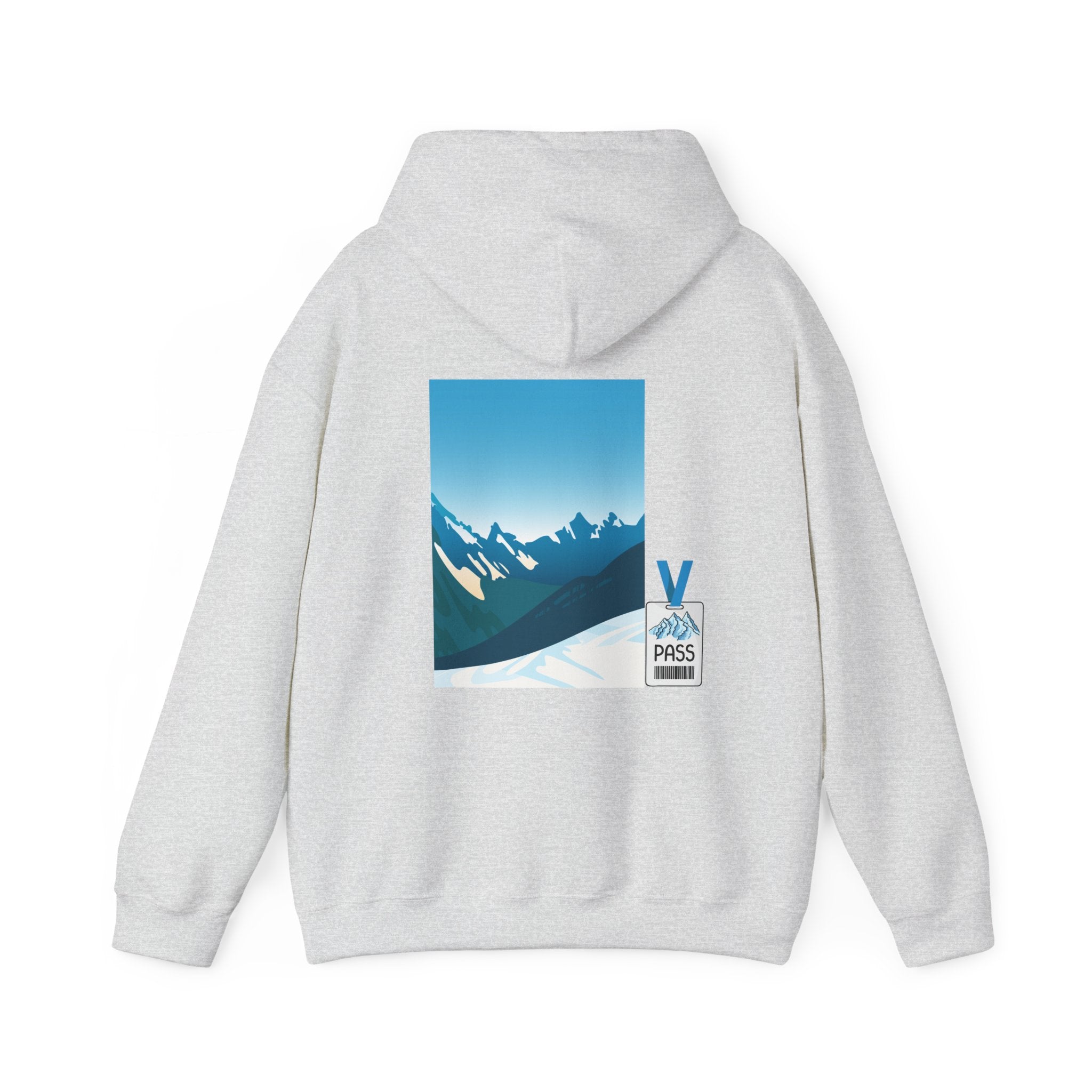 Ski Pass Mountain Hoodie - Heat Mess