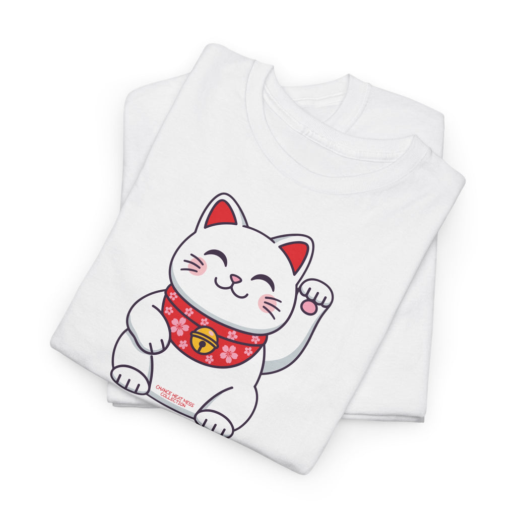 Japanese Good Luck Cat T-Shirt - Heat Mess