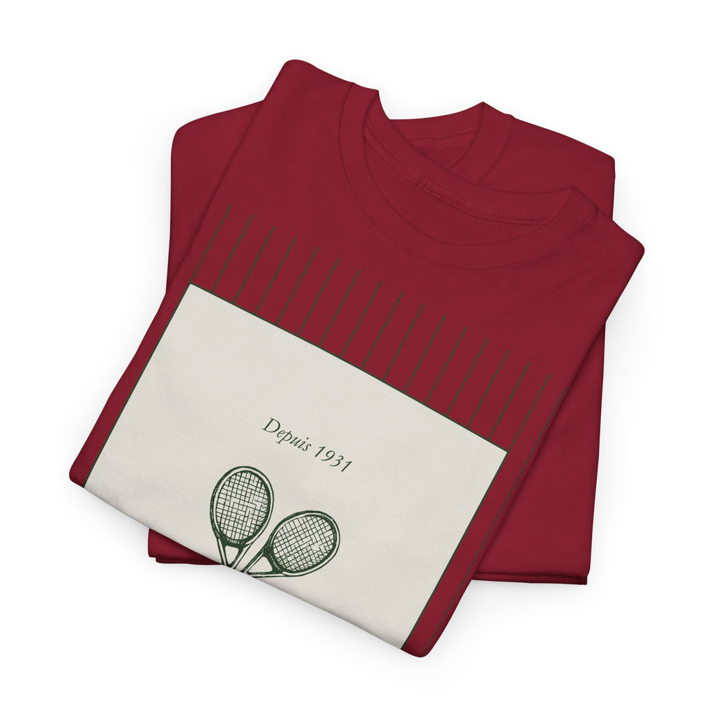 Tennis Club Racket T-Shirt - Heat Mess