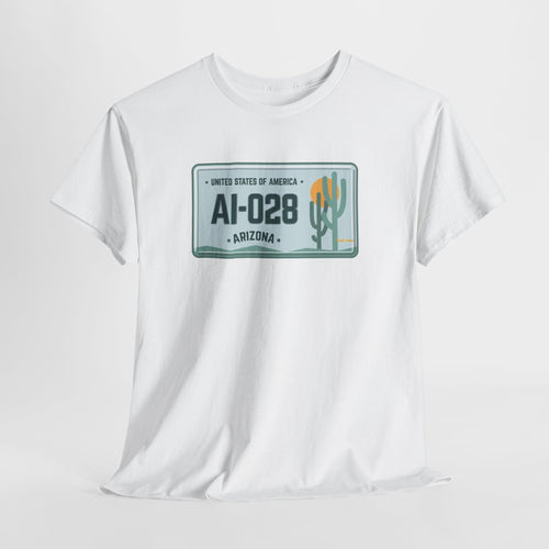 Arizona License Plate T‑Shirt - Heat Mess