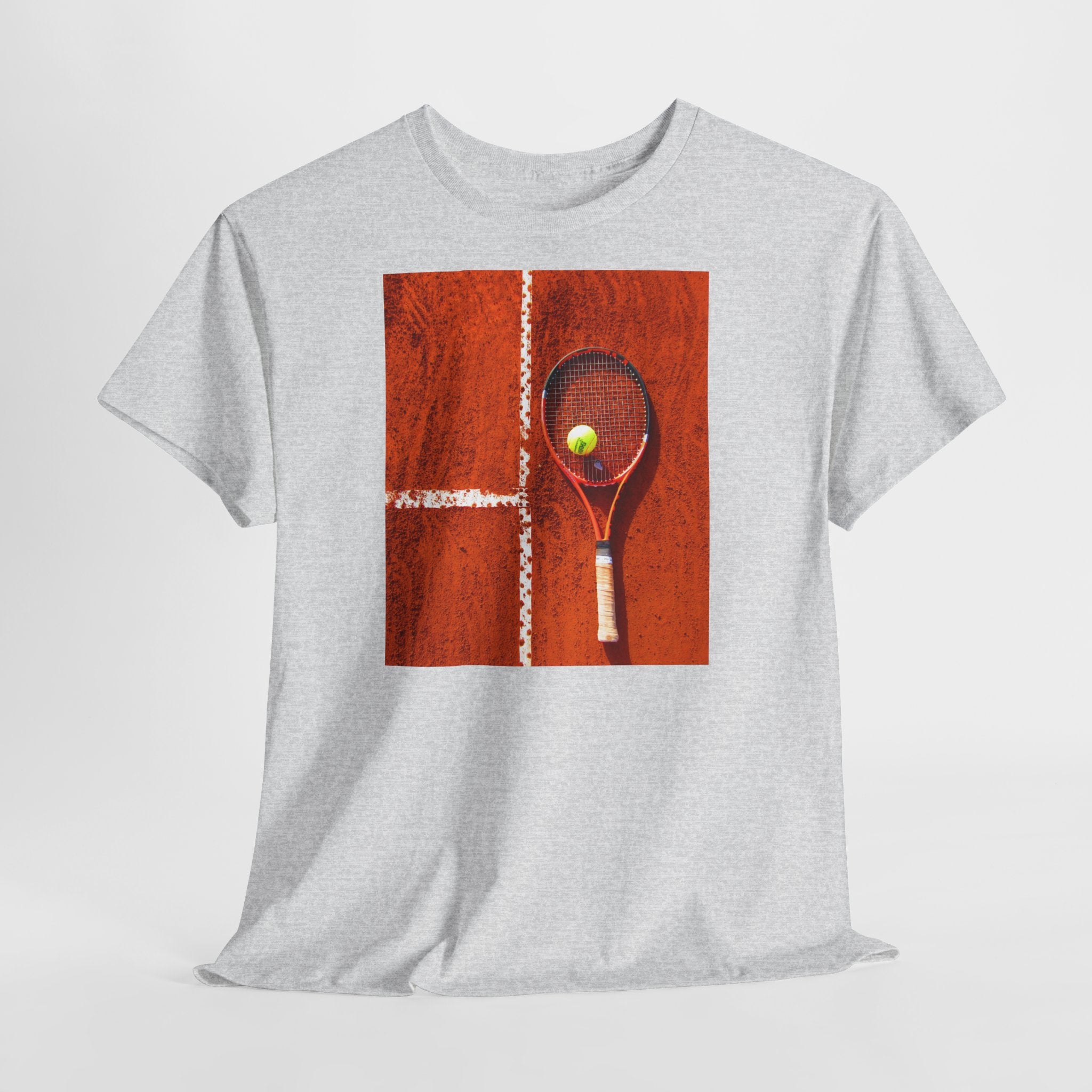 Tennis Racket & Ball T‑Shirt - Heat Mess