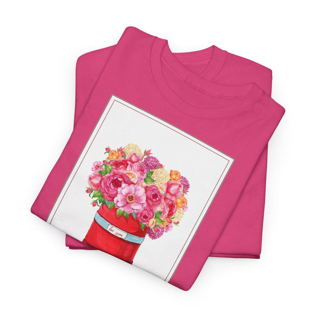 Love Floral I Love You T-Shirt - Heat Mess