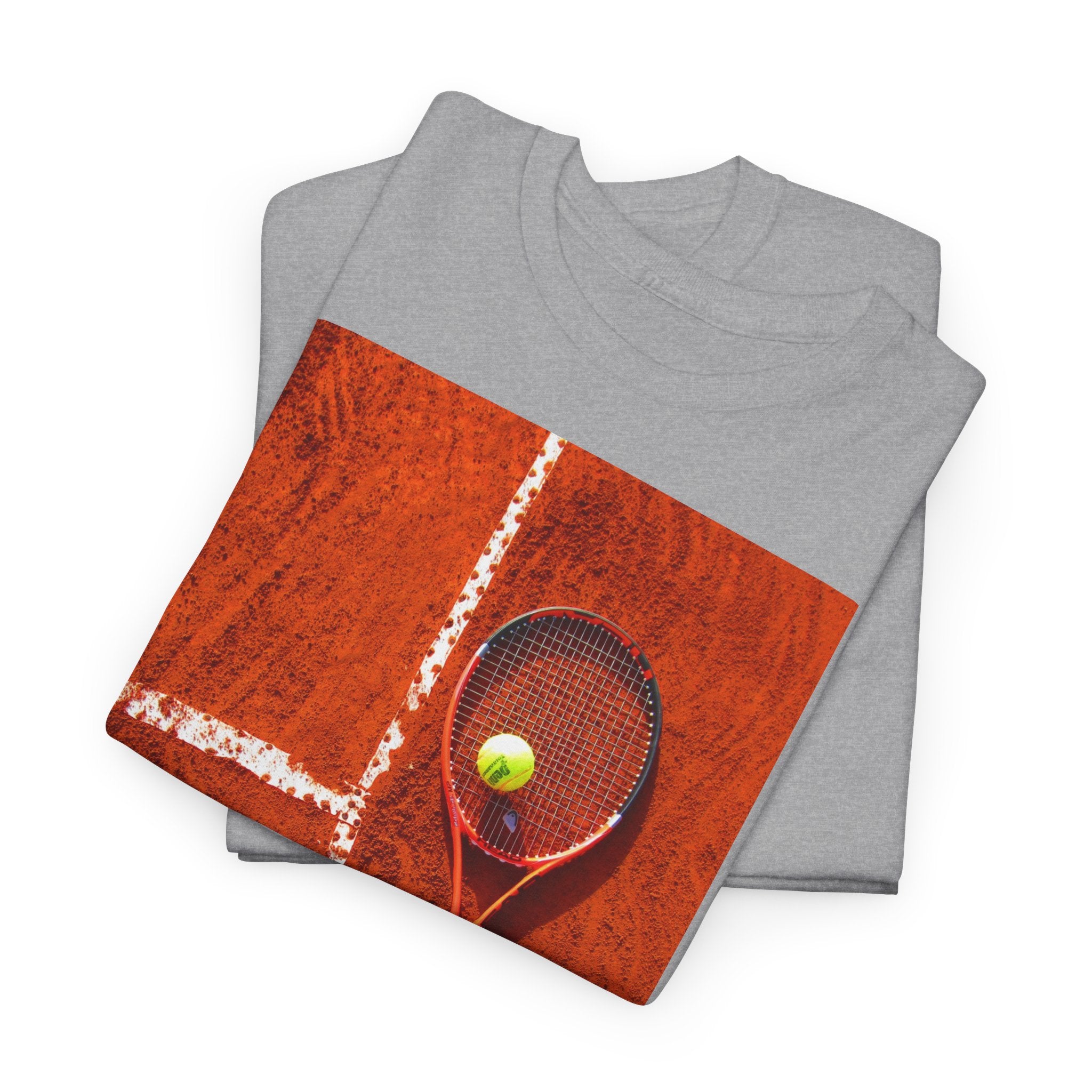 Tennis Racket & Ball T‑Shirt - Heat Mess