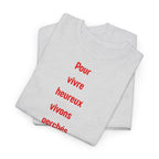 "Pour vivre heureux vivons perchés" T-Shirt
