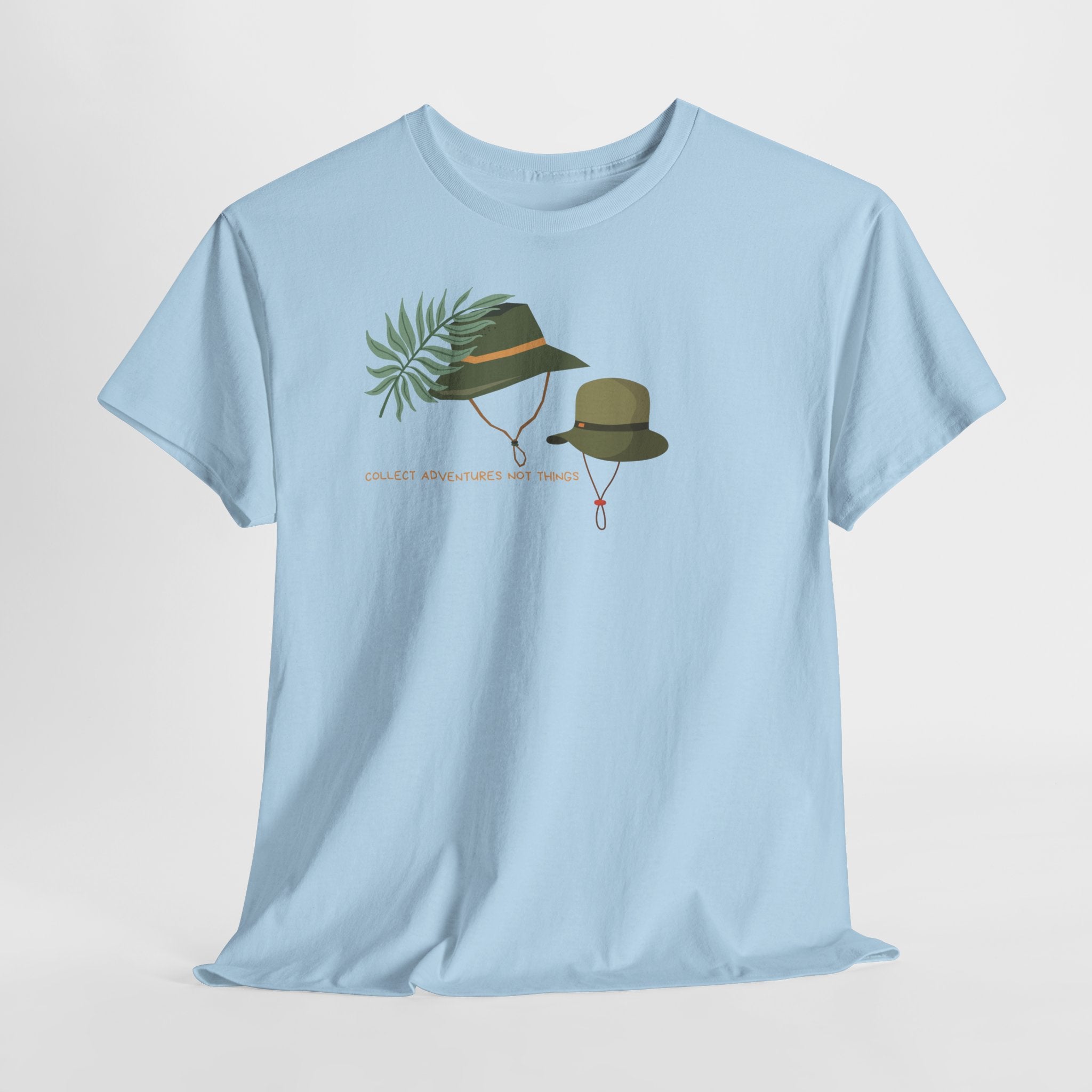 Tropical Palm & Adventure Hats T-Shirt - Heat Mess
